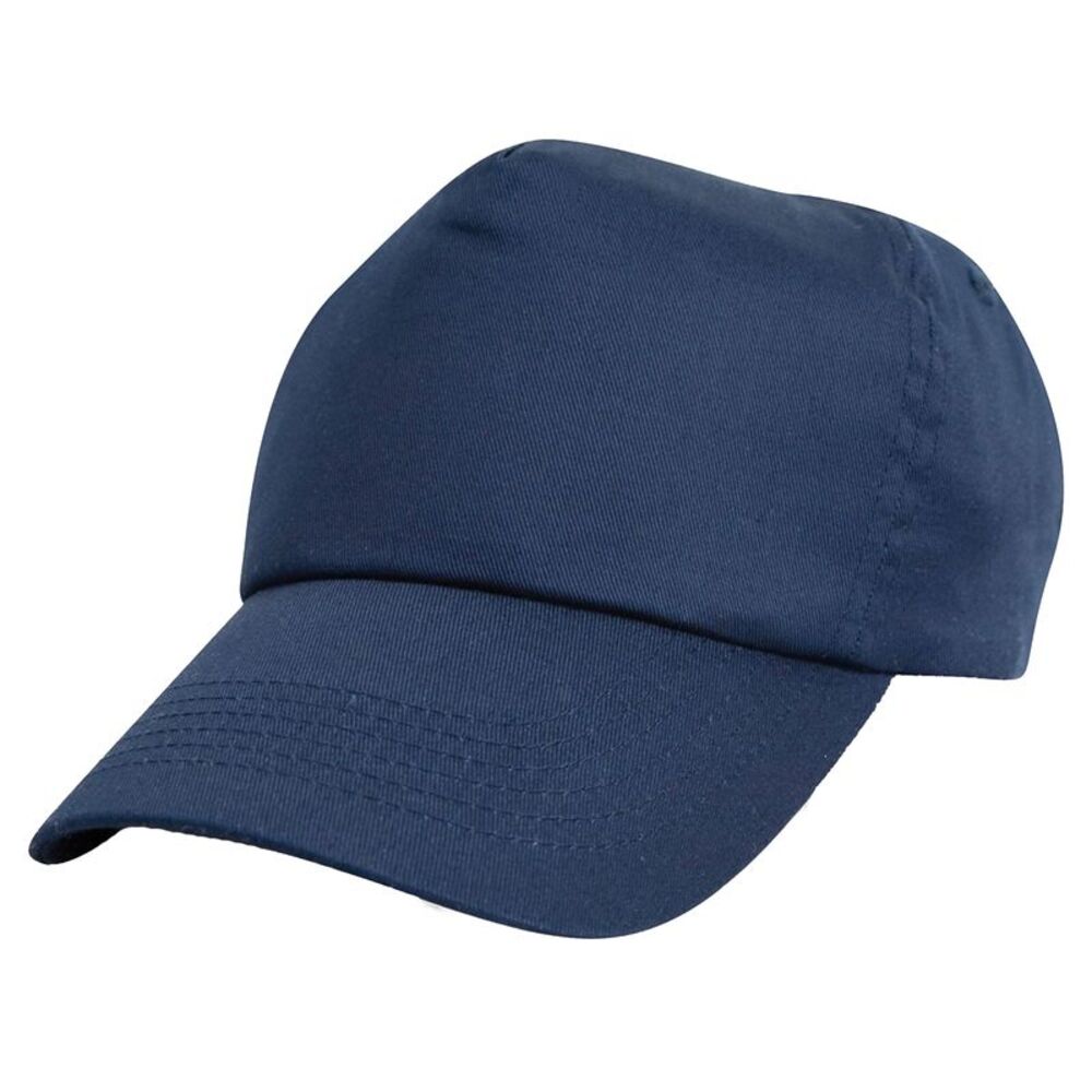 Result Childrens/Kids Big Boys Plain Basebll Cap / Navy Blue